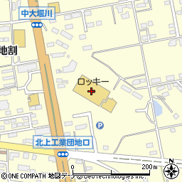 株式会社ベルジョイス　ロッキー村崎野店周辺の地図