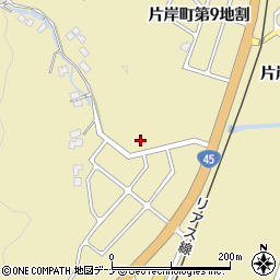 岩手県釜石市片岸町（第９地割）周辺の地図