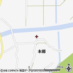 秋田県横手市大森町高野中島周辺の地図