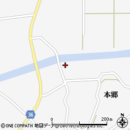 秋田県横手市大森町真山周辺の地図