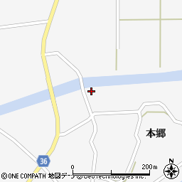 秋田県横手市大森町（真山）周辺の地図