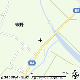 秋田県横手市大森町上溝末野18周辺の地図