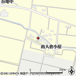 秋田県横手市上境南大倉小屋30周辺の地図