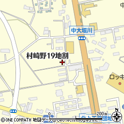 岩手県北上市村崎野１９地割197-2周辺の地図