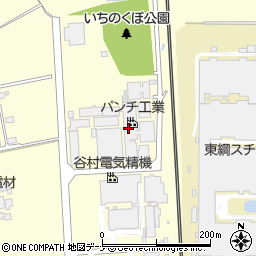 パンチ工業株式会社　北上工場周辺の地図