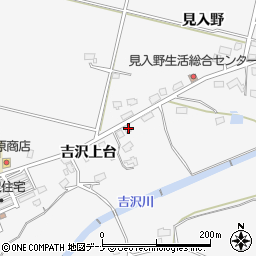 秋田県横手市睦成吉沢上台周辺の地図