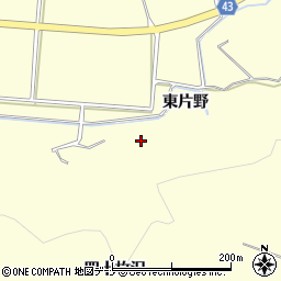 秋田県由利本荘市葛法四十枚沢周辺の地図