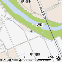 秋田県横手市杉目一ノ沢周辺の地図