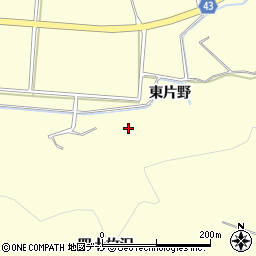 秋田県由利本荘市葛法（四十枚沢）周辺の地図