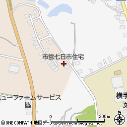 秋田県横手市杉目七日市70-2周辺の地図