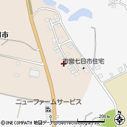 秋田県横手市杉目七日市70-70周辺の地図