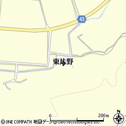 秋田県由利本荘市葛法東片野周辺の地図