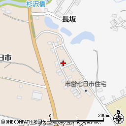 秋田県横手市杉目（七日市）周辺の地図
