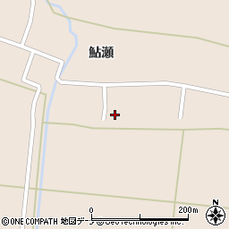 秋田県由利本荘市鮎瀬（樋脇）周辺の地図