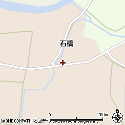 秋田県由利本荘市鮎瀬石橋1-1周辺の地図