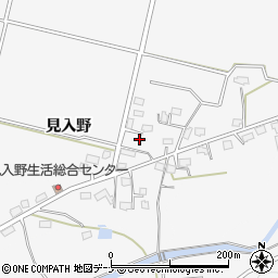 秋田県横手市杉沢（見入野）周辺の地図