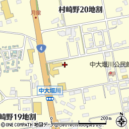 岩手県北上市村崎野１９地割280周辺の地図