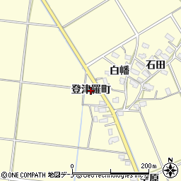 秋田県横手市上境（登津羅町）周辺の地図