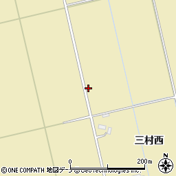 秋田県横手市大雄中谷地周辺の地図