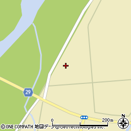 秋田県横手市大雄小林周辺の地図