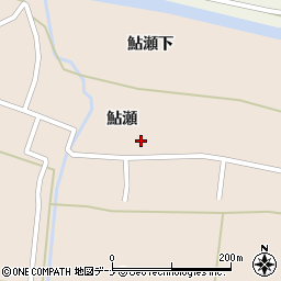 秋田県由利本荘市鮎瀬鮎瀬周辺の地図