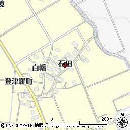 秋田県横手市上境石田周辺の地図