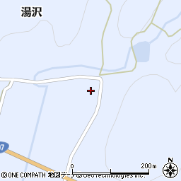 秋田県由利本荘市湯沢湯沢135周辺の地図
