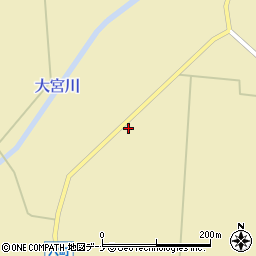 秋田県横手市大雄六町東28周辺の地図