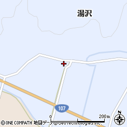 秋田県由利本荘市湯沢湯沢55周辺の地図