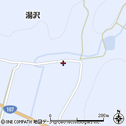秋田県由利本荘市湯沢湯沢100周辺の地図