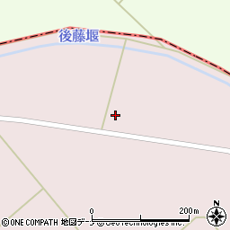 岩手県北上市和賀町後藤（７地割）周辺の地図