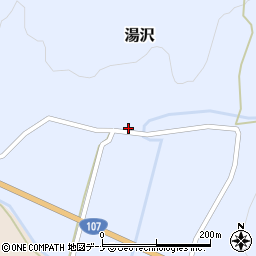 秋田県由利本荘市湯沢湯沢63周辺の地図