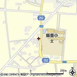 陸中飯豊郵便局周辺の地図