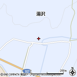 秋田県由利本荘市湯沢湯沢64-1周辺の地図