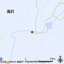 秋田県由利本荘市湯沢湯沢98-1周辺の地図