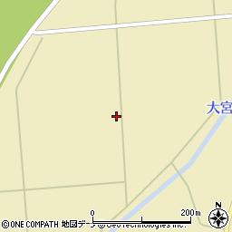 秋田県横手市大雄小林西周辺の地図