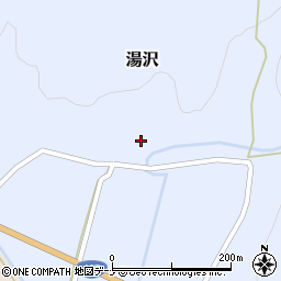 秋田県由利本荘市湯沢湯沢64周辺の地図