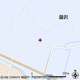 秋田県由利本荘市湯沢湯沢周辺の地図