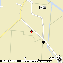 秋田県横手市大雄中館合289周辺の地図