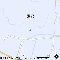 秋田県由利本荘市湯沢湯沢62-1周辺の地図