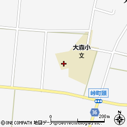 秋田県横手市大森町久保74周辺の地図