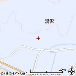 秋田県由利本荘市湯沢湯沢61周辺の地図