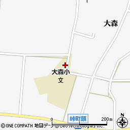 秋田県横手市大森町久保94-9周辺の地図
