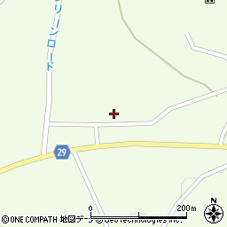 秋田ふるさと農業協同組合　大森支店・八沢木低温倉庫周辺の地図