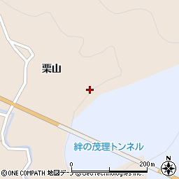 秋田県由利本荘市館栗山周辺の地図