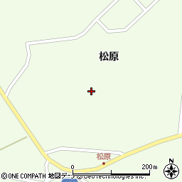 秋田県横手市大森町上溝周辺の地図