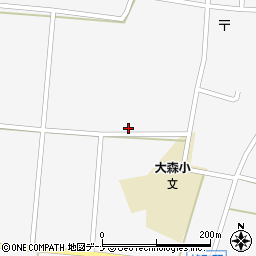 秋田県横手市大森町久保287周辺の地図