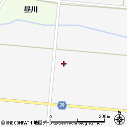 秋田県横手市大森町金谷周辺の地図