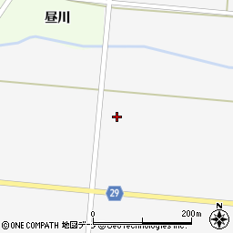 秋田県横手市大森町（金谷）周辺の地図