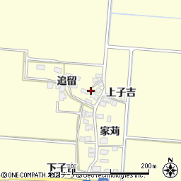 秋田県由利本荘市葛法家苅148周辺の地図